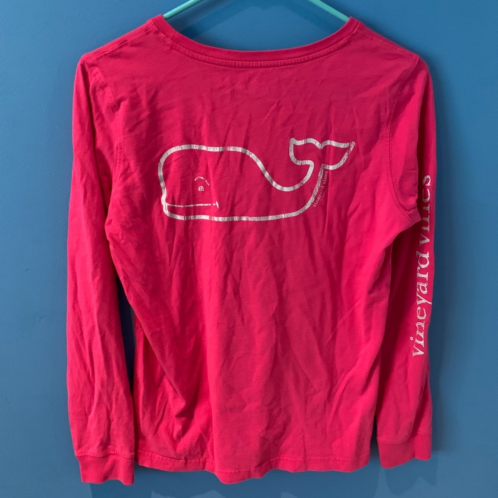 Women’s Vineyard Vines Pink long Sleeve shirt - Picture 2 of 3